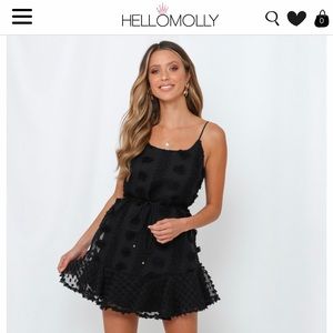 Black Hello Molly Dress